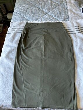 lululemon athletica Olive Green Pencil Skirt